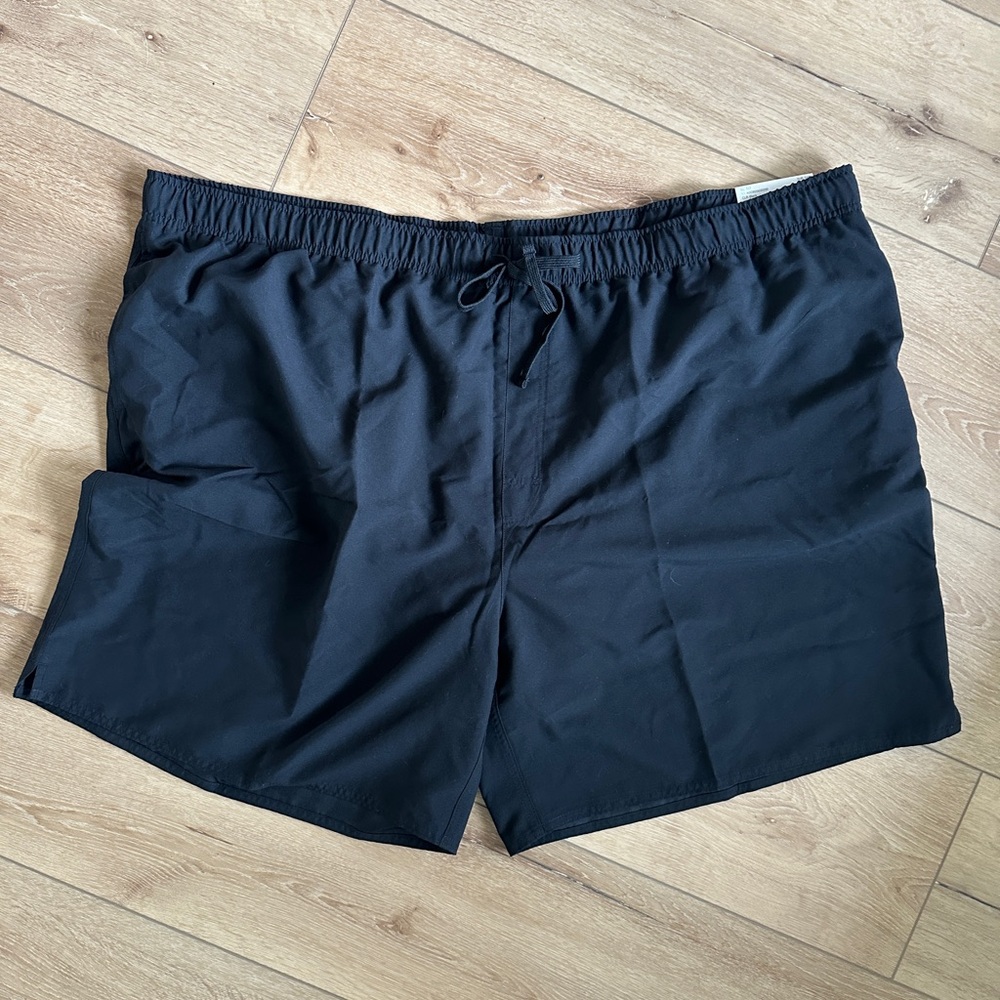 New w Tags Harbor Bay Black Men's Swim Shorts Size 5XL